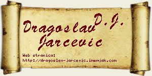 Dragoslav Jarčević vizit kartica